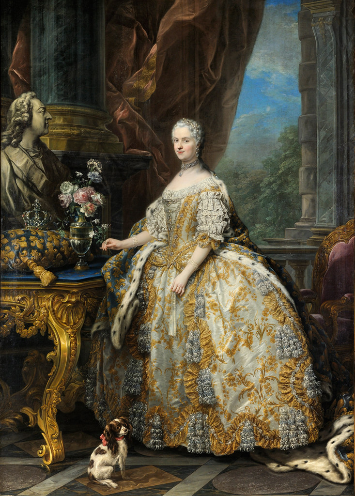 ‘Marie Leszczinska, Queen of France (17031768)’ 1747 by C… Flickr