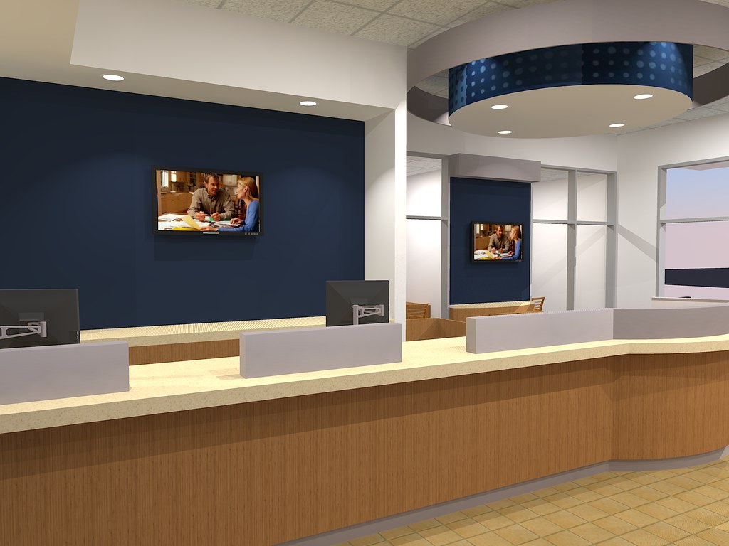 Bank Design small branch tellers Reilly Design is