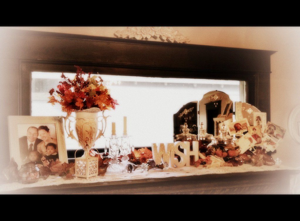 Autumn decor, top of piano Cinemascope Eli & AnneMarie Flickr
