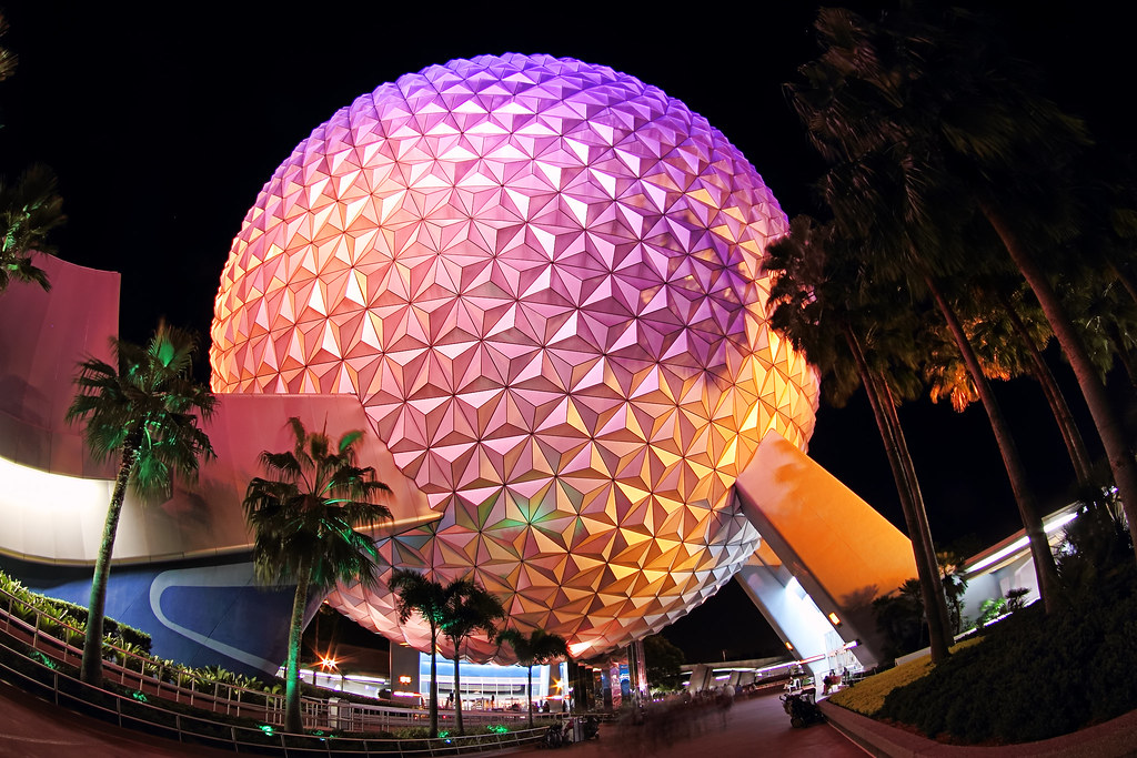 My, EPCOT, what a large ball you have. Another try at the … Flickr
