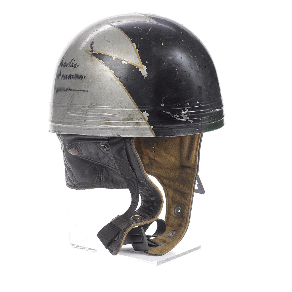 A Charlie Freeman signed puddingbasin race helmet, by Cro… Flickr