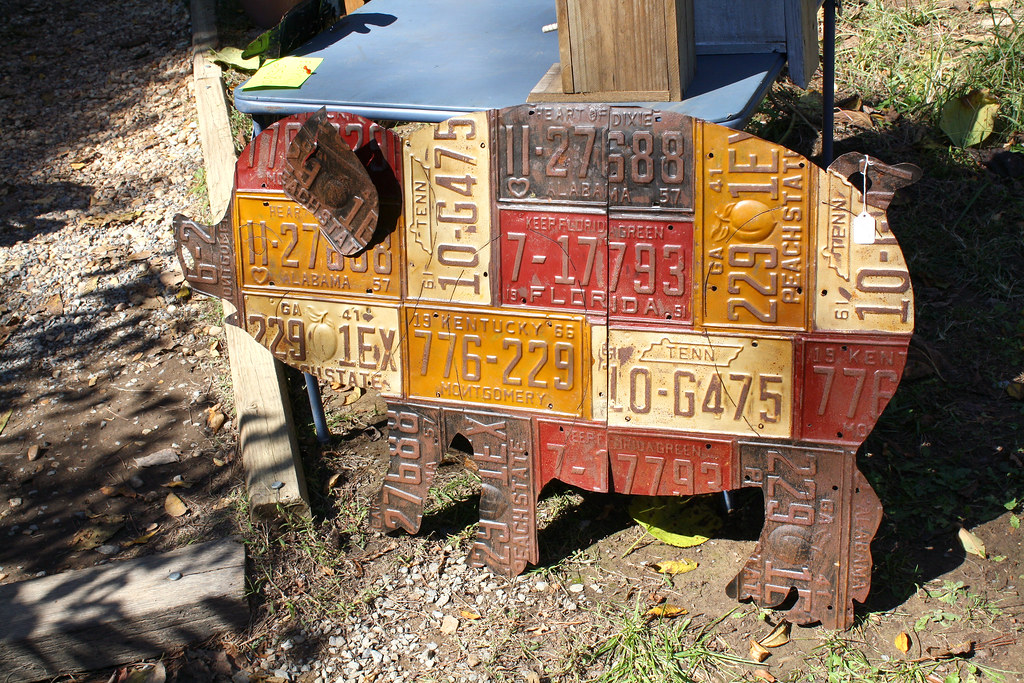 License Plate Pig Mentone AL 2011 Fall Festival The third … Flickr