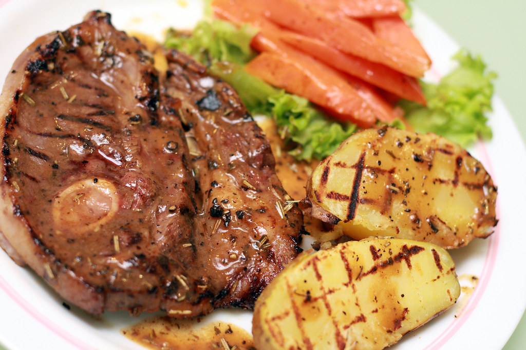 Grilled Lamb Shoulder Chops sherrenl Flickr