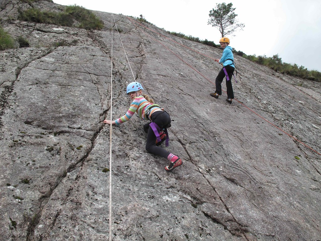 climbing 'The Slab', near Shieldaig Today I was running a … Flickr