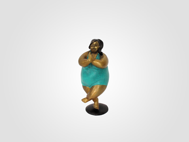 Fat Lady Sculpture In Yoga Pose (for sale) Only one unique… Flickr