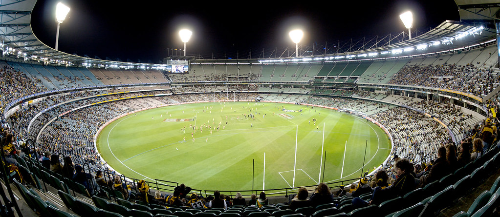 The MCG at Night The MCG at night, during the halftime br… Flickr