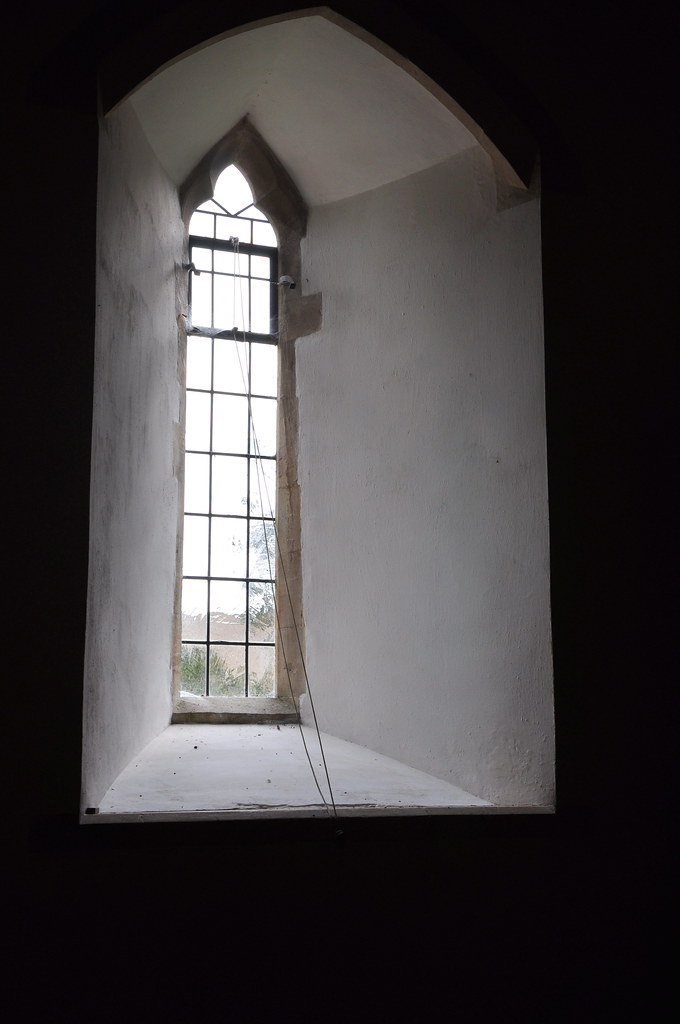 Cold Aston St Andrew rebuilt trefoil headed lancet southw… Flickr