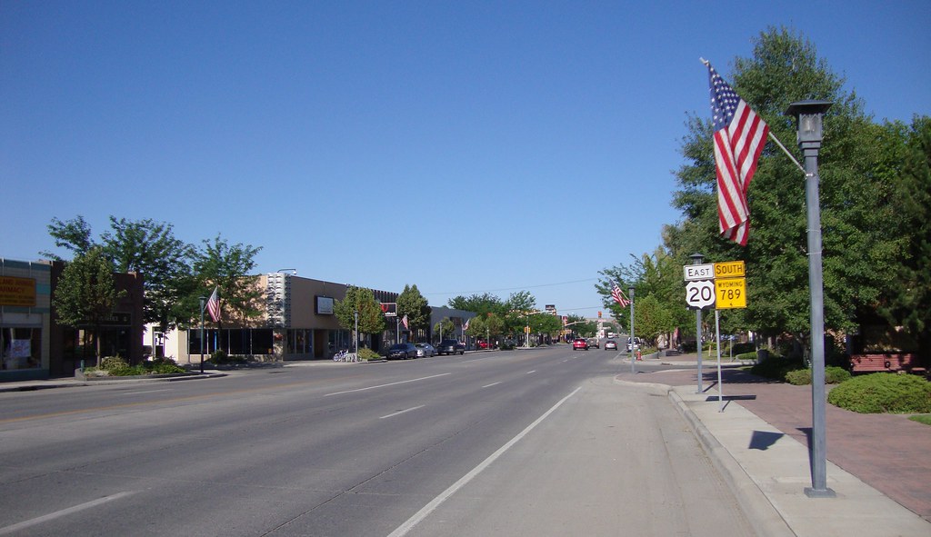 Downtown Worland, Wyoming Worland is the county seat and l… Flickr