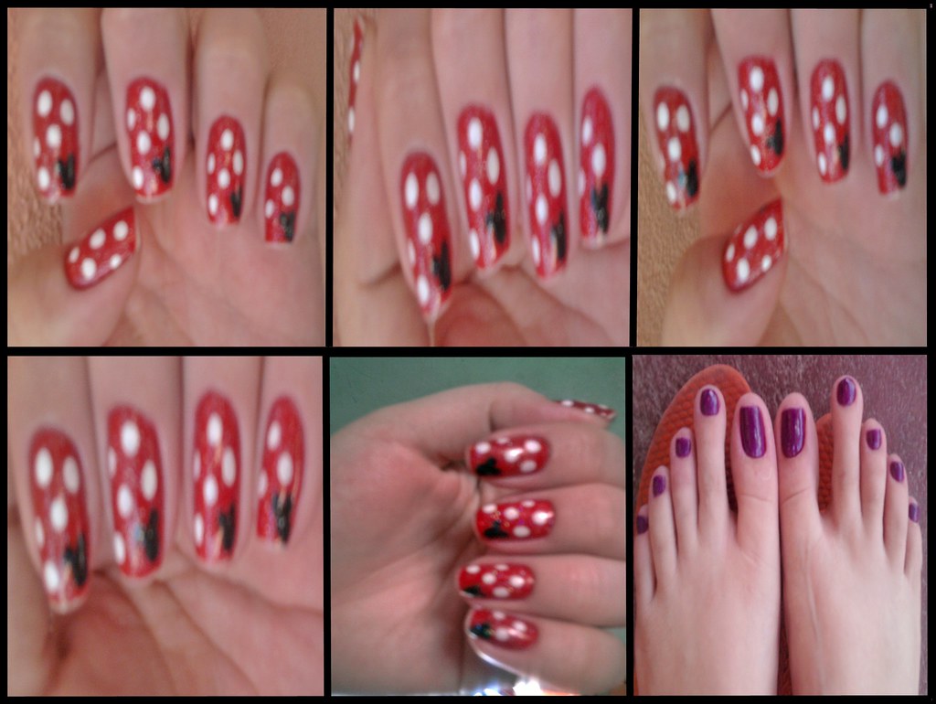 Unhas da Minnie Oie todo mundo !? Semana passada vi essas … Flickr