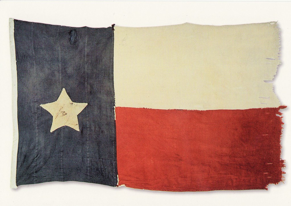 Lone Star Flag Oldest known Texas State Flag. Postcard of … Flickr