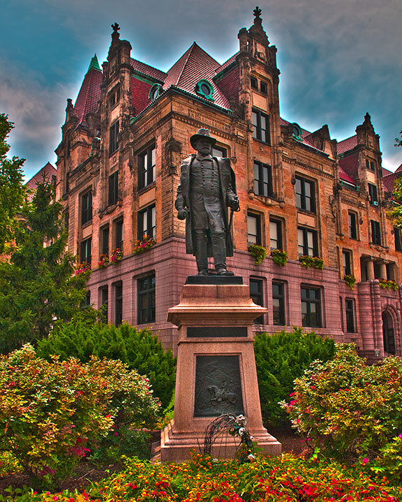 St. Louis City Hall HDR Statue of Ulysses S. Grant in fron… Flickr