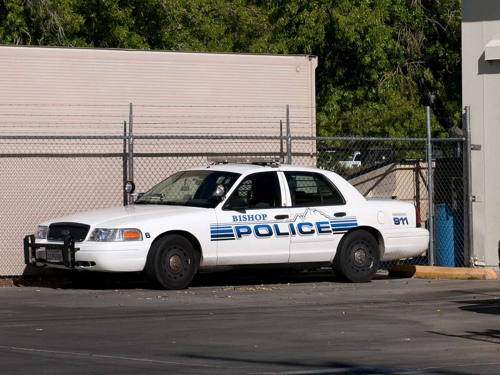 Police Car All White Police Department, Inyo… Flickr