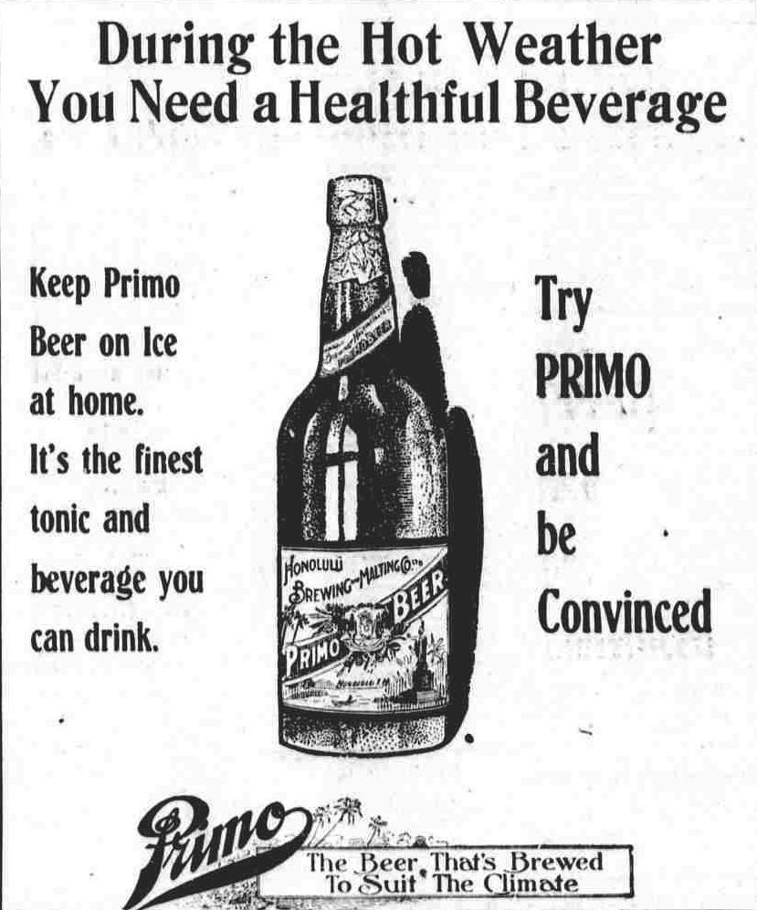 Ad Primo Beer The Honolulu Brewing & Malting Company star… Flickr