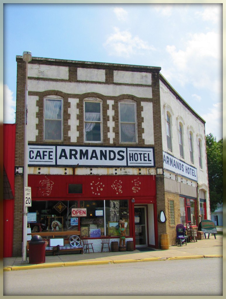 Armands A vintage hotel and cafe in Osage City, Kansas is … Flickr