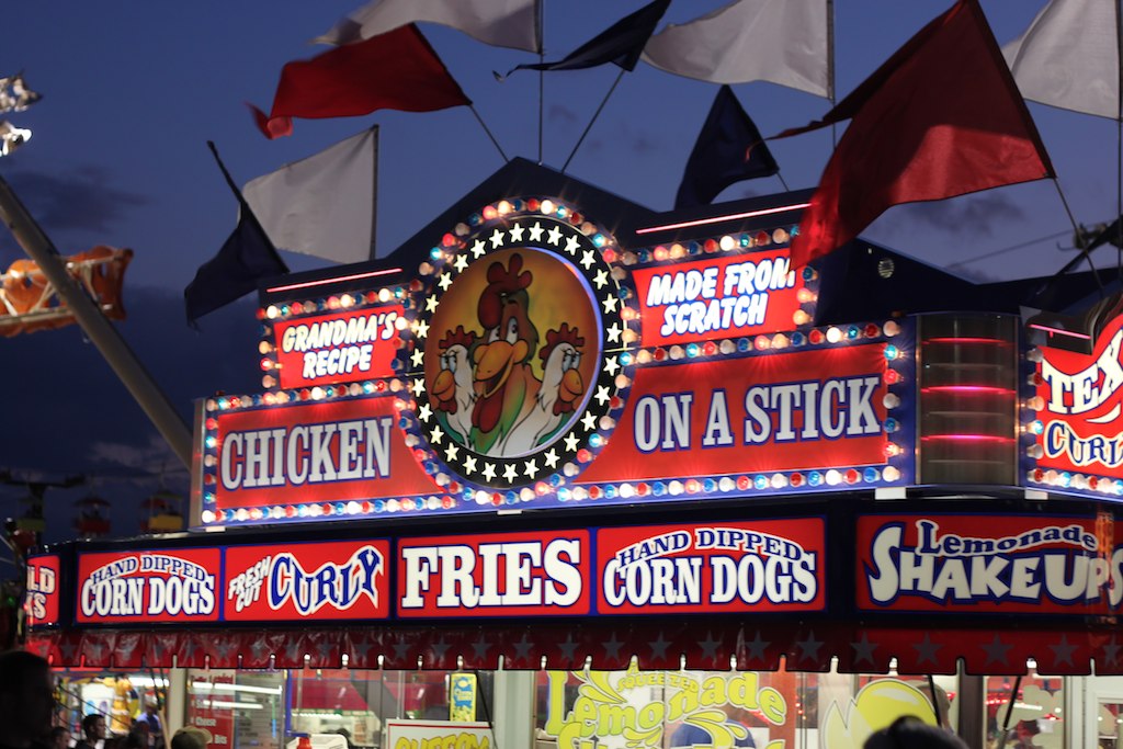 Chicken on a Stick 2011 Mountain State Fair, Fletcher, NC Corley