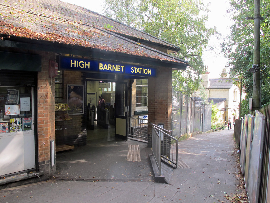 High tube station. It looks like a village station.… Flickr