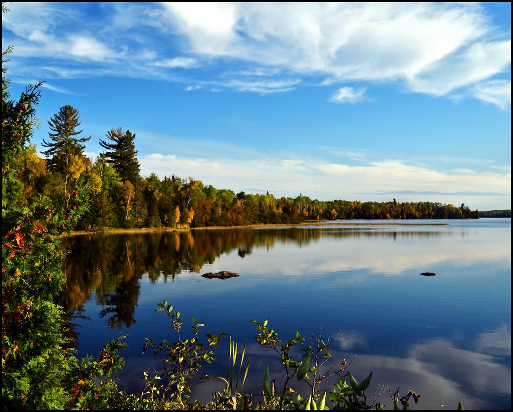 Birch Lake, Minnesota Highway 1, on the way back from Ely,… Flickr