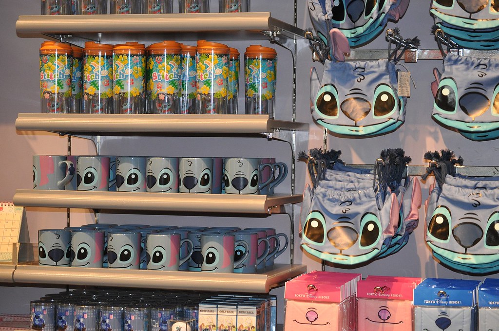 Tokyo Disneyland 143 Stitch merchandise. Sean C Flickr