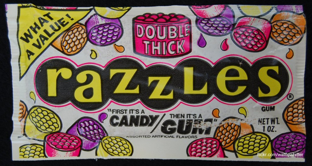 Razzles 1984 Here's a really super pack of Fleer Razzles… Flickr