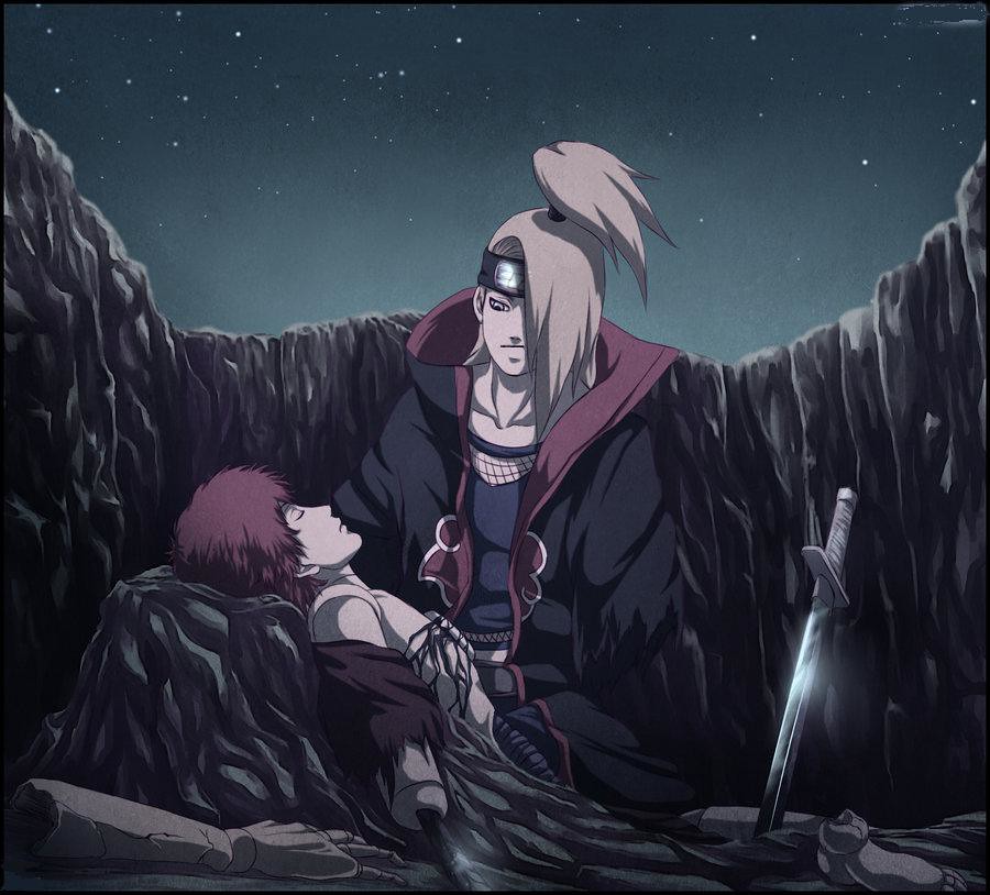 deidara and sasori sasori death and deidara lost his arm, … Flickr