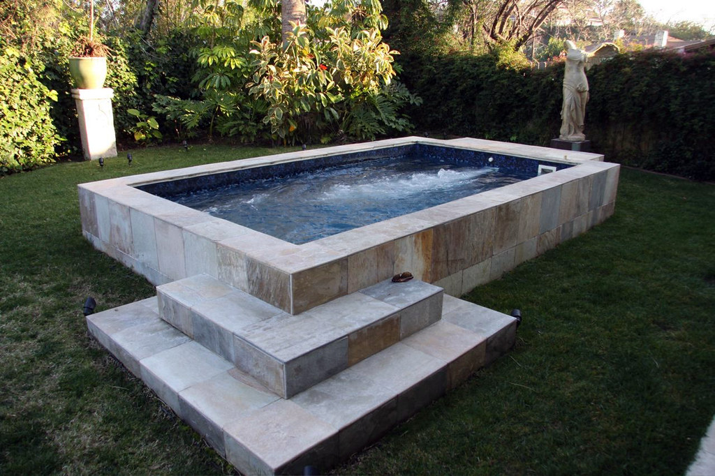 Medallion Pools Ultra Swim Spa Outdoor With Marble Surroun… Flickr