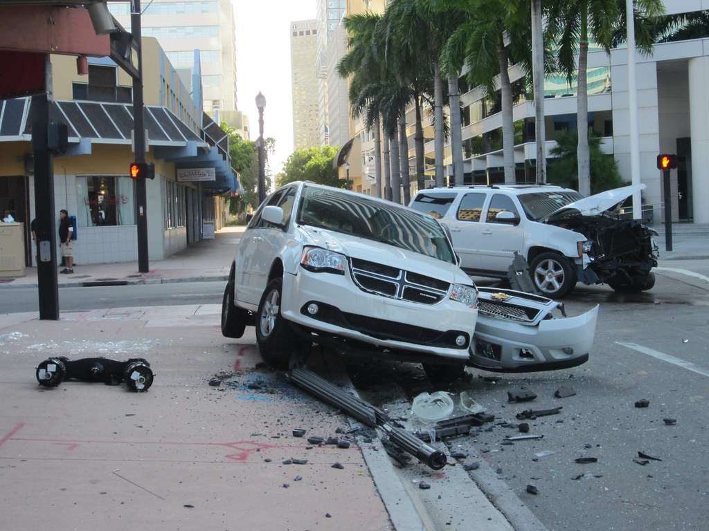 Accident Downtown Miami This accident happened this mornin… Flickr