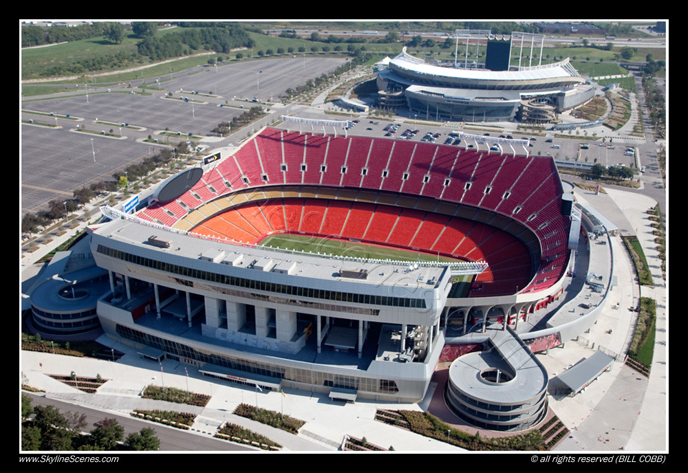 Arrowhead and Kauffman Stadiums, Kansas City, Missouri Flickr