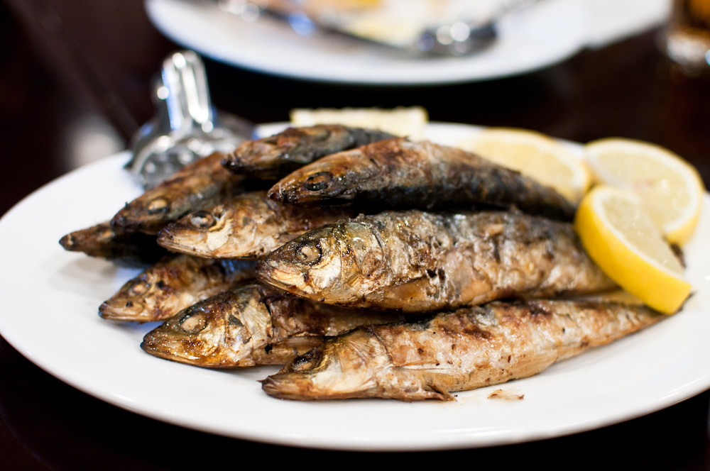 Portuguese Grilled Sardines At Dumbo Restaurante Michelle Lee Flickr