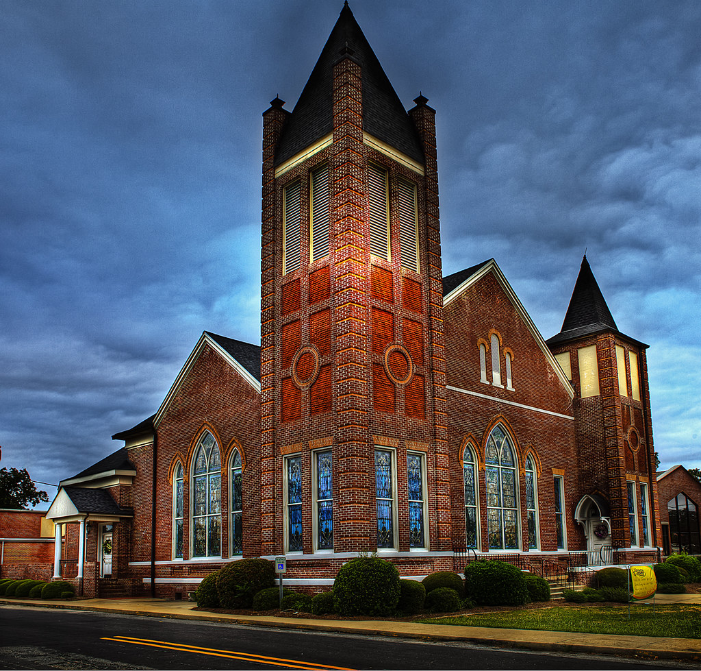 First Baptist Church Pelham Ga. This a shot of First Bapti… Flickr