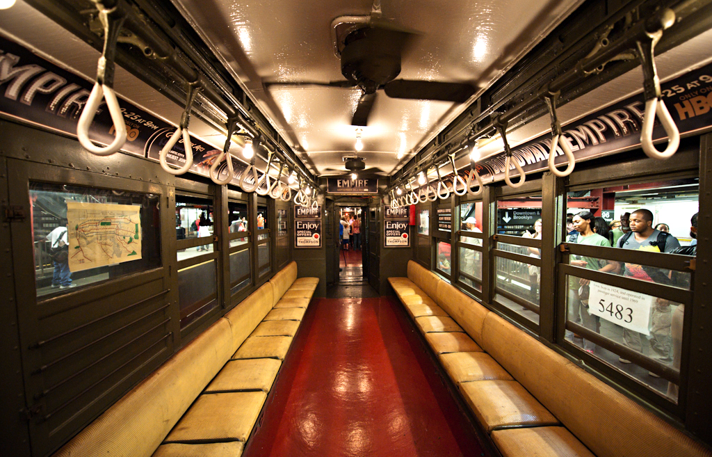 Vintage 1920s NYC Subway Train HBO has been promoting the … Flickr