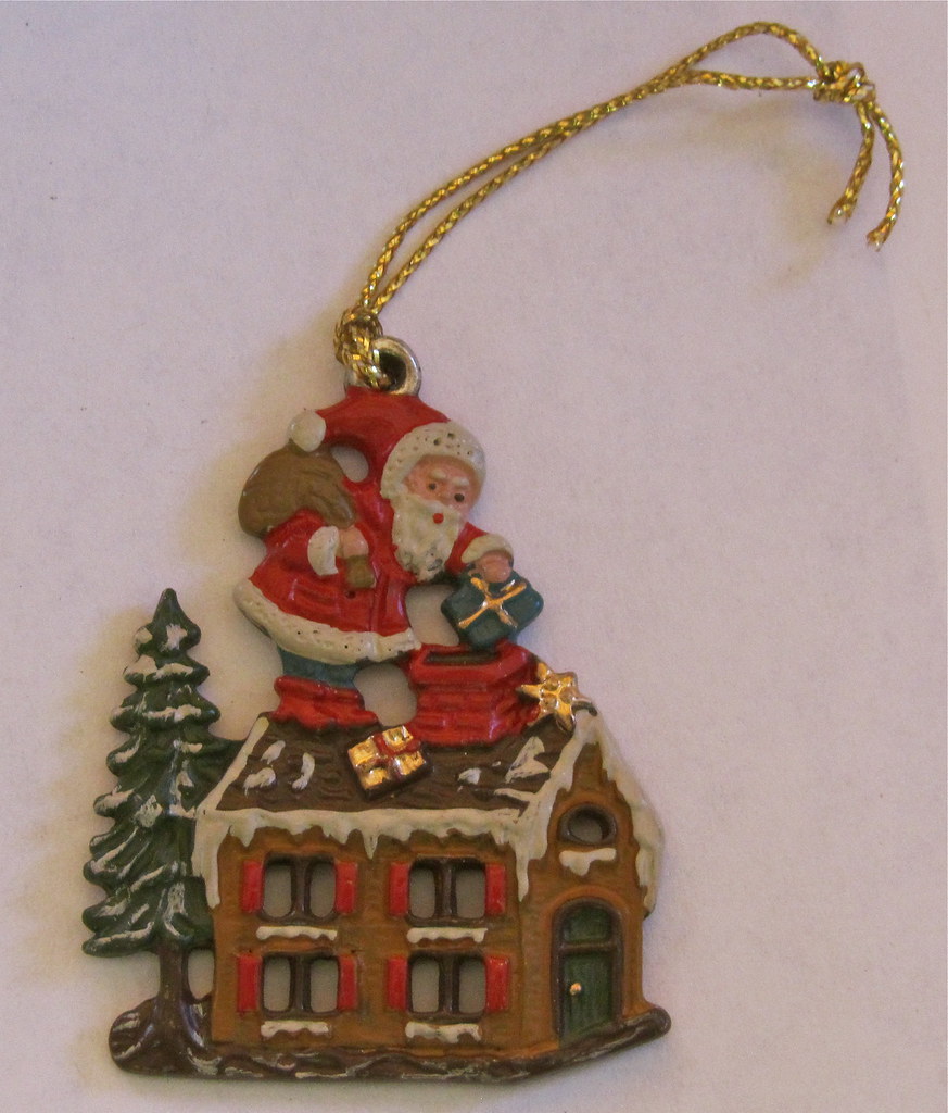 German Christmas Ornament This is a hand painted, pewter C… Flickr