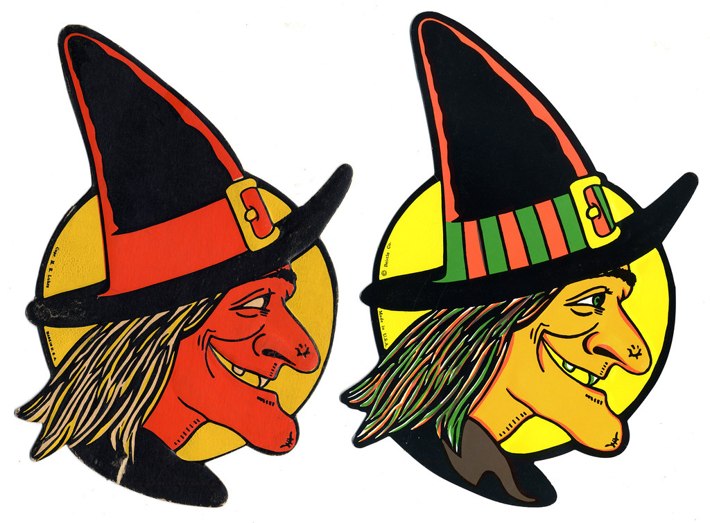 Luhrs and Beistle Witch in Profile Early Luhrs Witch