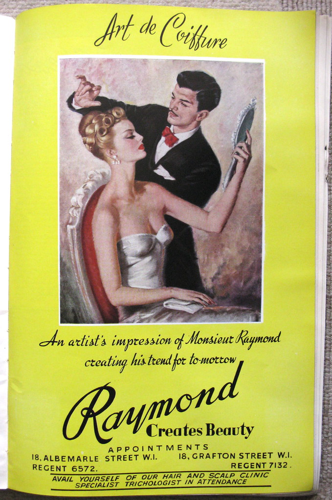 "Art de Coiffure Raymond creates beauty" advert for Mo… Flickr
