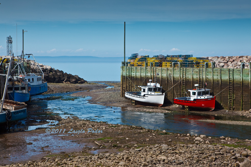 Low tide at Harbourville, Nova Scotia The Bay of Fundy is … Flickr
