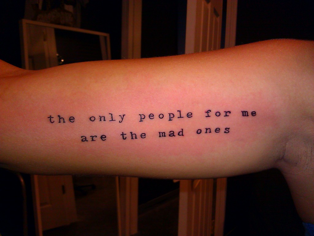 typewriter lettering tattoo by wes fortier Wes Fortier Flickr