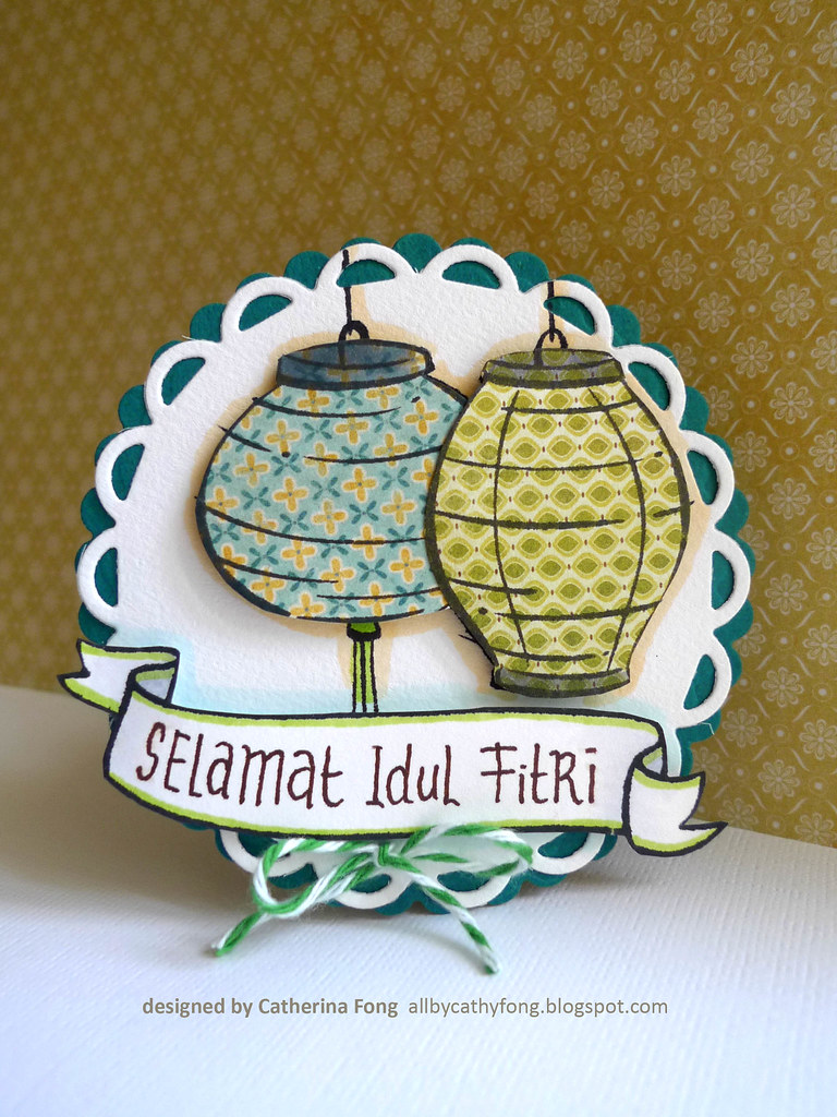 Selamat Idul Fitri an Idul Fitri (Moslem new year) card