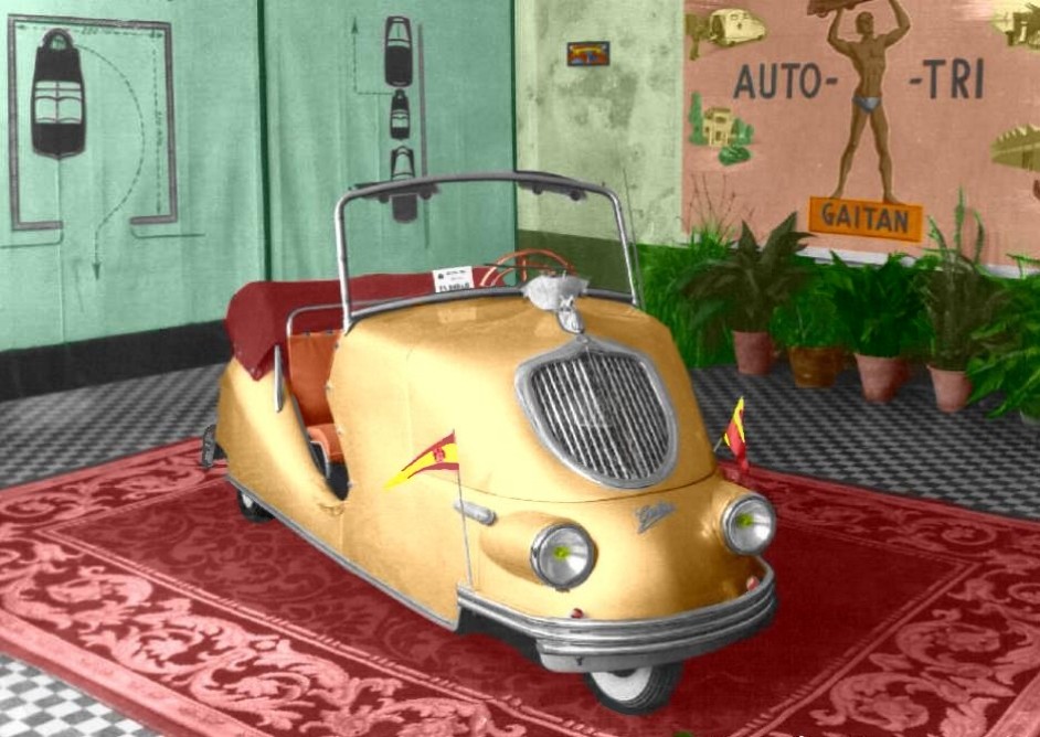 Gaitan AutoTri 125cc 1953 Spanish microcar. Note the stra… Flickr