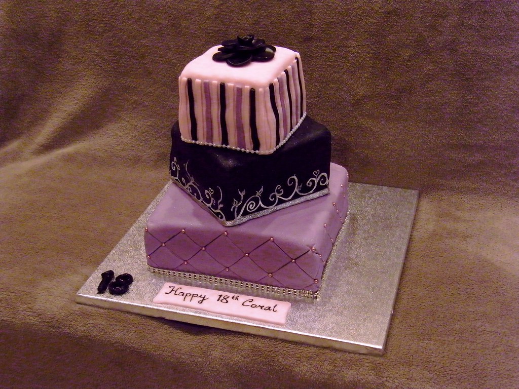 3 tier 18th birthday cake Eldriva Flickr
