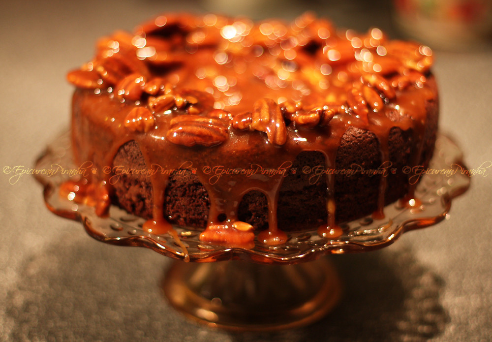 Caramel Pecan Topped Brownie Cake If, like me, you love … Flickr
