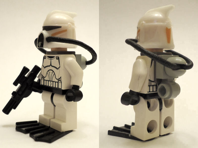 TCW Aquatic Assault Trooper Added some details and paint. … Flickr