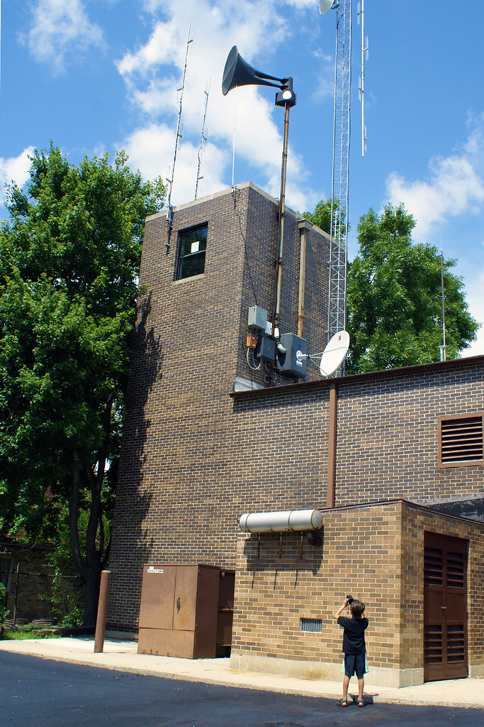 Tornado siren 8 ACA Hurricane siren in black, located at … Flickr