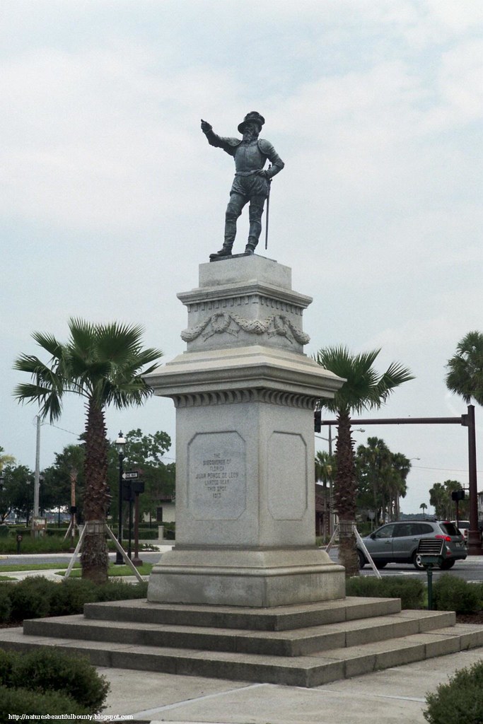 Statue of Juan Ponce de Leon Was taken in St Augustine, Fl… Flickr