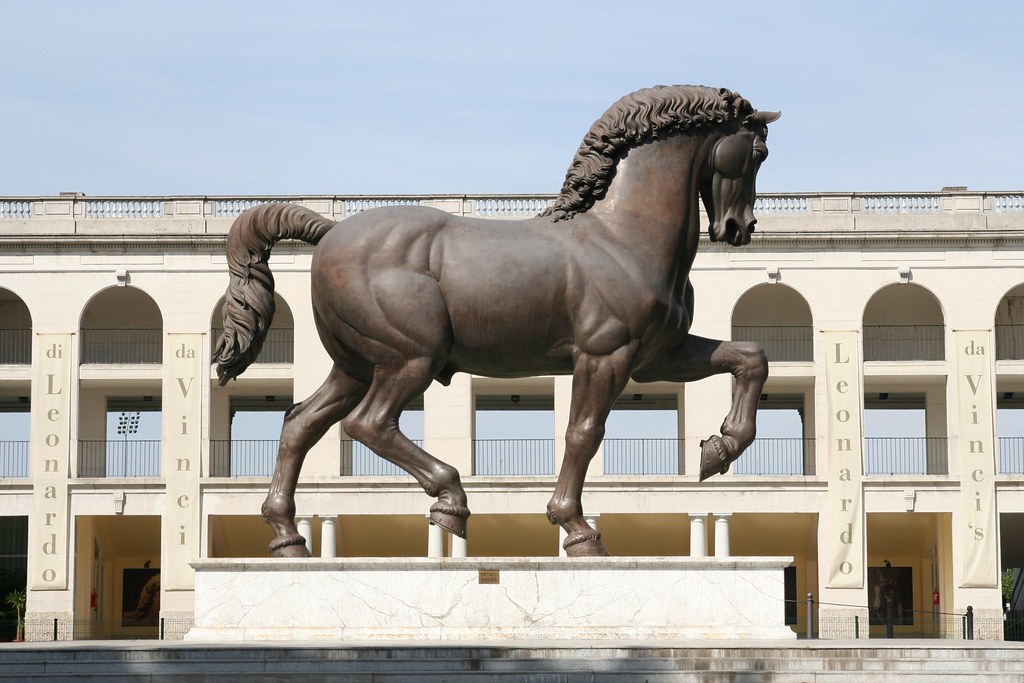 Leonardo's Horse Hippodrome de San Siro in Milan Flickr