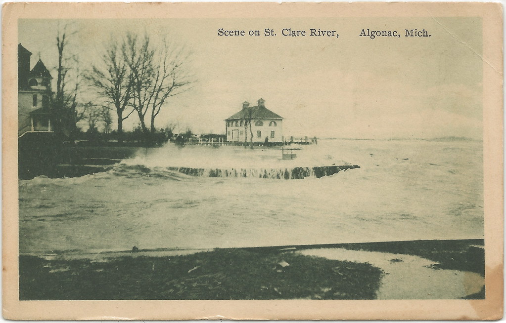 SE Algonac MI Village Waterfront Homes and High Water on S… Flickr