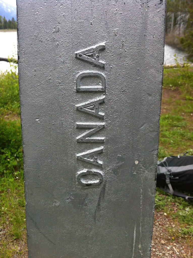 Steel Canadian Marker, CanadaUS Border, MontanaAlberta Flickr