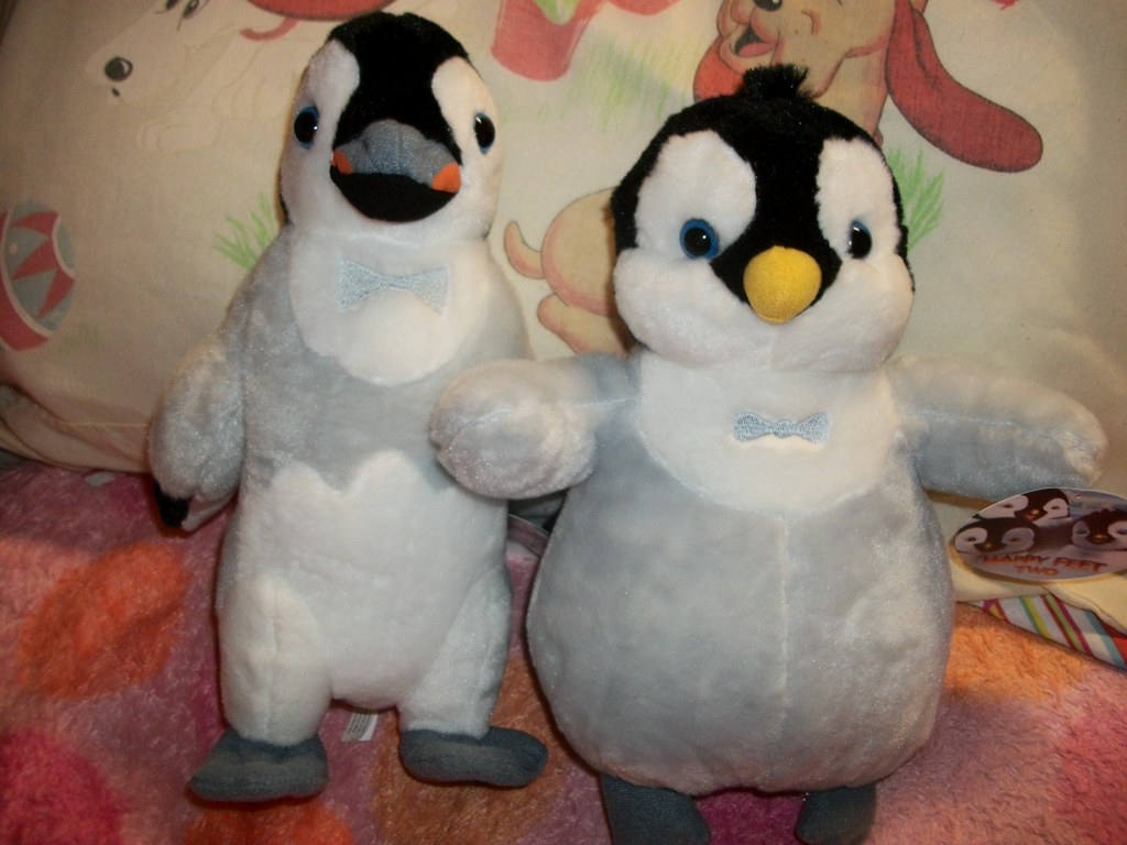 Mumble and Erik! My Happy Feet 2 plushies! ) They are soo… Flickr