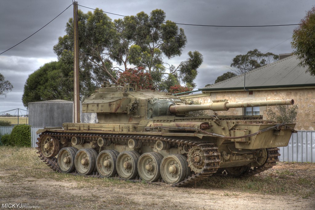 Seized (HDR) Coomandook Dukes Highway Centurion Tank A… Flickr