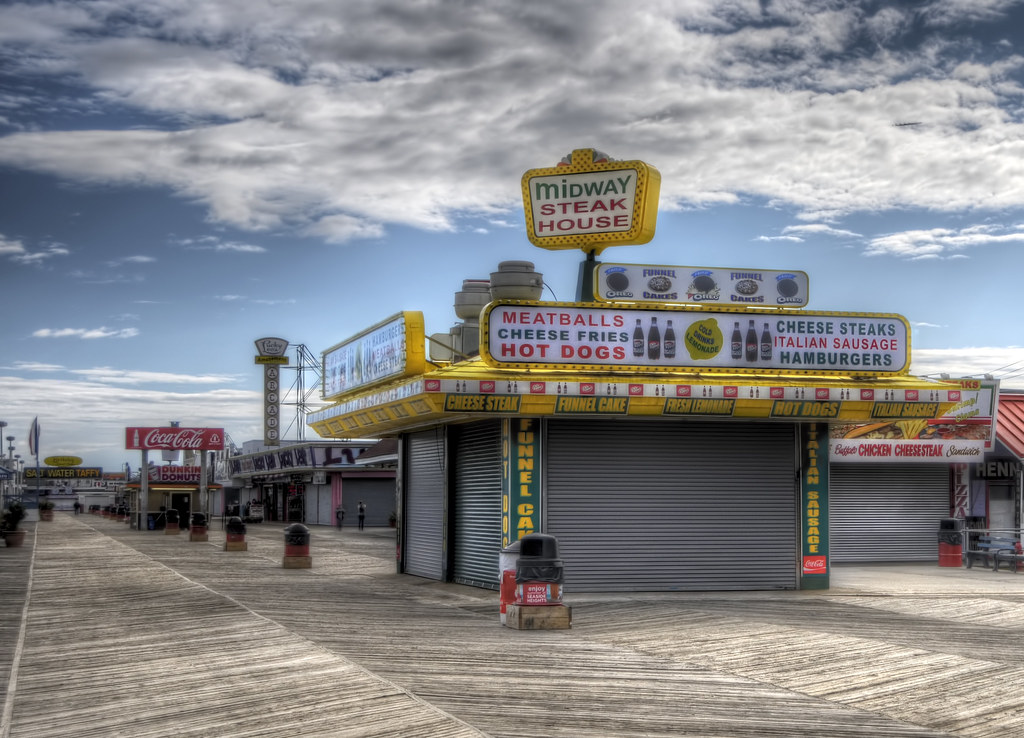 Seaside Heights boardwalk Seaside Heights,NJ. View