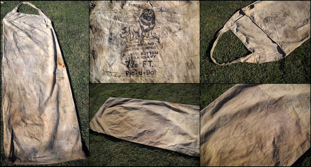 c. 1940? Lion Brand cotton picking bag, Langston Bag Co., … Flickr