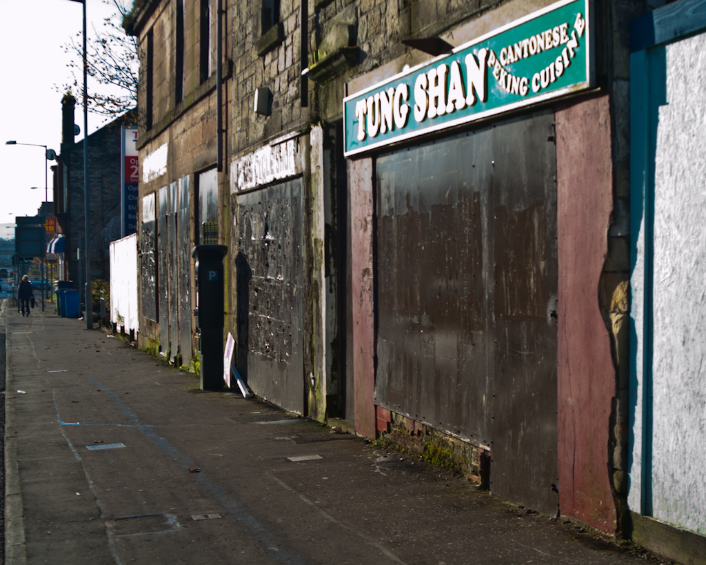 Kilmarnock Town Centre Decline and closure of shops. Update for 2011